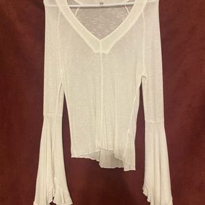 FREE PEOPLE bell sleeve top
